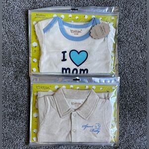 NWT, 2 baby boy onsies,12-18 months